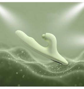 QUER - NASHA Heating Licking AV Wand Vibrator (Chargeable - Green)